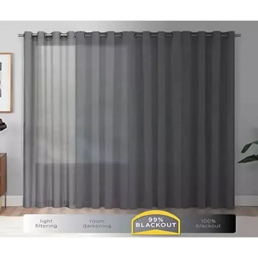 NEW!! Eclipse Hazel Geo Harbor Blackout Grommet Curtain Panel Geometric